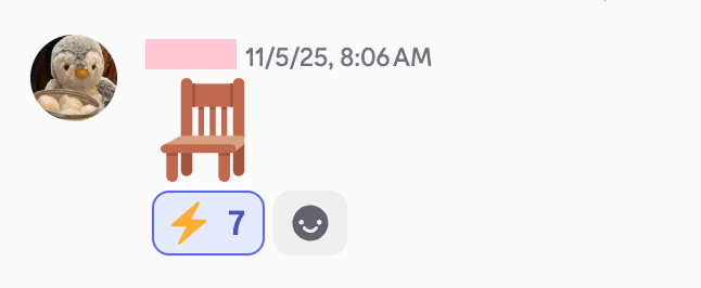 Discord screenshot of someone getting chaired about missed cooking session
